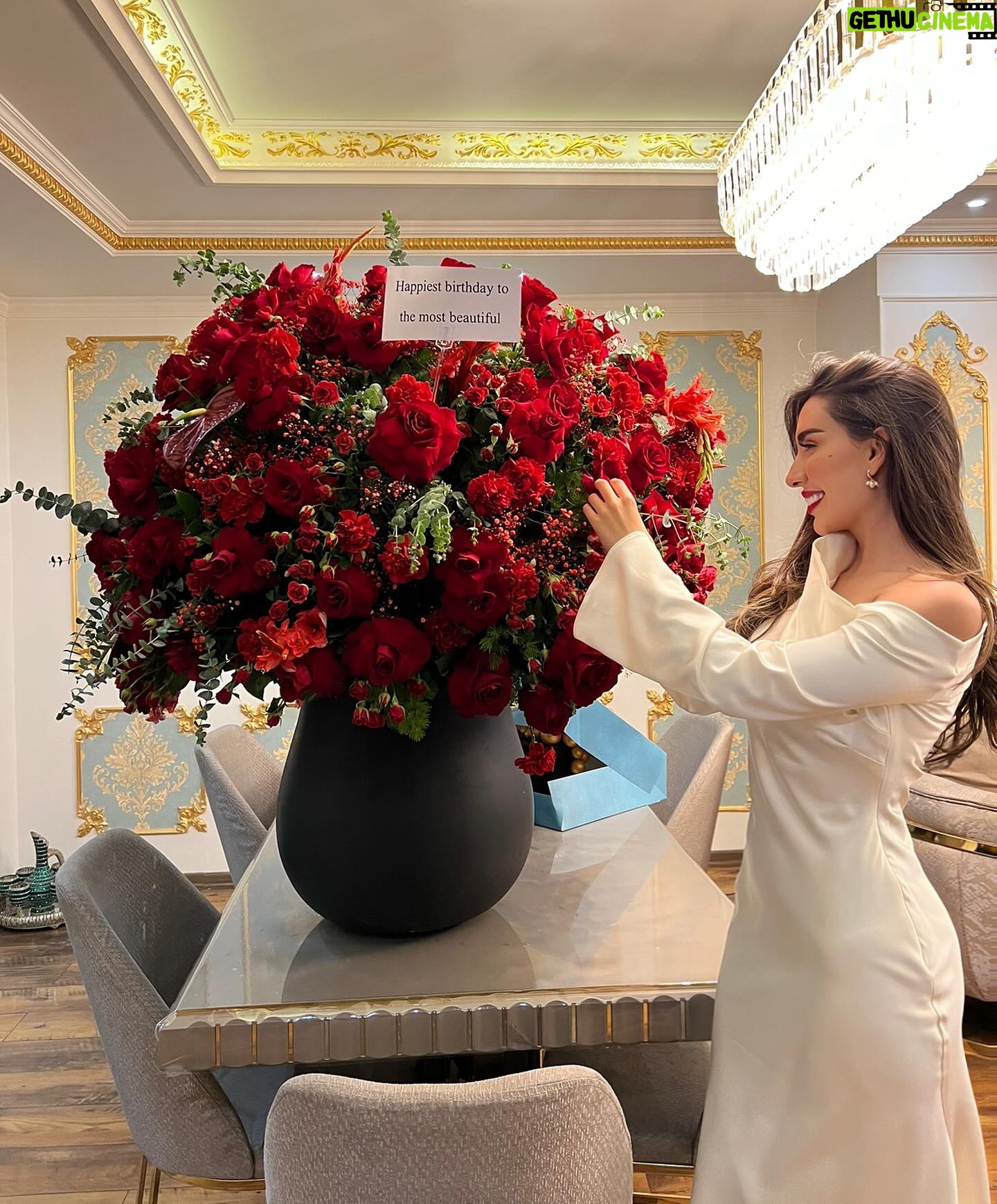 Zahraa Sami Instagram - Princess treatment only 🎂🩷 Dress: @wer.official x zahraa sami