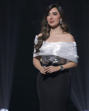 Zahraa Sami Instagram - 1 day is left for the show⭐️ 
#yooz_talent 

My Look for The Auditions Part in Details:

•Stylist: @elimchantaf #StyledByEli
•Total Look: @yona.iq
•Jewelry: @zoughaibandco | @zoughaibandco.iq | @christinezoughaib
•Mua: @mhmdghaith1
•Hair: @amjad_hairstyle1