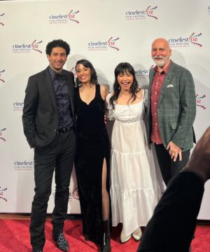 Zar Amir Ebrahimi Instagram - Shayda has won the @cinefestoz Film Prize! A truly magical night for team #ShaydaFilm. Thank you #CinefestOz and congratulations the entire cast & crew.