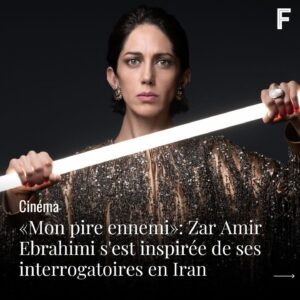 Zar Amir Ebrahimi Instagram - #Repost @feminasuisse
・・・
Porte-parole malgré elle des violences faites aux Iraniennes, l’actrice Zar Amir Ebrahimi (@zaramirebrahimi) jadis violentée par le régime islamique joue une tortionnaire dans «Mon pire ennemi», film-choc de Mehran Tamadon.

🎥 Depuis son Prix d’interprétation au Festival de Cannes 2022 pour son rôle de journaliste en lutte contre l’oppression religieuse et le sexisme dans «Les Nuits de Mashhad», d’Ali Abbasi, Zar Amir Ebrahimi ne s’arrête plus. En novembre 2022, deux mois après la mort de Mahsa Amini et la naissance du mouvement iranien «Femme, vie, liberté», elle faisait la une de «Télérama» avec son amie et sœur d’exil, l’actrice Golshifteh Farahani. Elle a ensuite tourné «Sept hivers à Téhéran» (à voir sur les plateformes de streaming), ainsi que «Reading Lolita in Tehran», «Shayda» (présenté au Festival de Locarno, où elle était aussi membre du jury) et «Tatami» (sélectionné à la Mostra de Venise), qui doivent tous sortir prochainement. Elle travaille actuellement sur «Honor of Persia», son premier long métrage derrière la caméra, inspiré de sa dernière année en Iran.

🎥 Dans «Mon pire ennemi», Zar endosse le rôle d’une interrogatrice sans pitié face à un prisonnier incarné par Mehran Tamadon, afin de confronter les autorités à leurs pratiques. L’actrice et le réalisateur seront présents le 17 janvier 2024 au CityClub Pully (VD) et le 18 janvier au Bio à Carouge (GE) pour présenter cette coproduction franco-suisse choc et dérangeante, qui oscille entre documentaire et fiction. Pour comprendre son impact, il faut savoir que la comédienne a elle-même subi ces violences: en 2006, alors qu’elle est une star de la télé iranienne, une vidéo intime d’elle est publiée sur le Net. Elle a 25 ans et passe six mois en interrogatoire, obligée de répondre à des questions sur sa vie sexuelle à un tribunal entièrement masculin. Elle s’enfuit en France à la veille d’un procès joué d’avance… Son interview poignante est à lire sur Femina.ch 
⁠
🖋 Marine Guillain
📸 AFP/Joel Saget
#ZarAmirEbrahimi #MonPireEnnemi #Iran #iranniennes #violence #cinema #feminasuisse #feminach