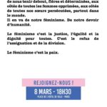 Zar Amir Ebrahimi Instagram – #Repost @guerrieres_paix_mvt
・・・
📢 Retrouvez l’appel du 8 mars des Guerrières de la paix dans @lemondefr signé par plus de 50 femmes engagées pour la Paix, la Justice et les Droits des Femmes. 

Elles seront à nos côtés pour le RASSEMBLEMENT du 8 MARS prévu : 
🗓️ ce vendredi à 18h30
📍parvis de l’hôtel de ville de Paris

… Nous ne pouvons pas consentir à la déshumanisation de nos sœurs, d’où qu’elles viennent. La souffrance des unes ne relativise en rien celle des autres et nous devons être capables de les reconnaître toutes. Il est important que nous soyons aussi capables de nommer tous les crimes et d’être dans la solidarité face à l’horreur vécue par nos sœurs israéliennes et palestiniennes.

Les femmes doivent être entendues, reconnues et impliquées. D’ailleurs, lorsqu’elles le sont, la paix advient plus rapidement et elle est plus stable et plus durable. Veiller au respect des droits des femmes partout est de notre responsabilité à toutes. Si une femme est opprimée, où qu’elle soit dans le monde, ce sont nos droits à toutes qui sont bafoués. Nous dénonçons ensemble les féminicides et les violences qui s’exercent contre les femmes, ici et partout…

#GuerrieresDeLaPaix #Paix #Justice #DroitsDesFemmes #8Mars #AppeldesGuerrieres #lemonde