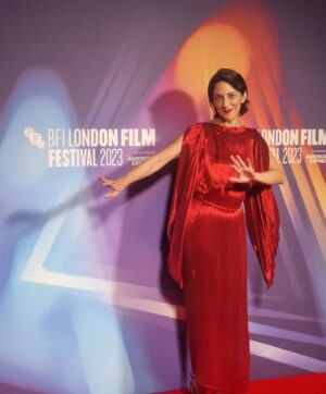 Zar Amir Ebrahimi Instagram - She is light. She is Shayda 💕 Zar Amir Ebrahimi stuns on the red carpet at the UK premiere of #ShaydaFilm at the 2023 @britishfilminstitute London Film Festival. #LFF2023