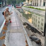 Zazie Beetz Instagram - I LOVE ASIAN WATER MONITORS 🦎 lil stanky cuties