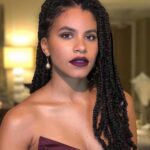 Zazie Beetz Instagram - We did le BAFTAS!! Thank you to London for being so absolutely smashing, thank you Kensington Palace for being so ~royal~, thank you @PriyaSatiani for being that b*d b*tch 24/7 and being my manager/friend/sister, thank you @davidrysdahl for being that boo and being my guide and convincing me to party despite my utmost resistance- ultimately had a bloody great time. Thank you to my WONDERFUL team, @Lacyredway on hair since day one, @babskymakeup for the vamp lip and calm energy, @solangefranklin for the threads and the lewk, @marinamoscone for the CUSTOM blood burgundy wine red gown. Of course, thank you @jokermovie and @wbpictures for having me tag along and accompany this wonderful film. Thanks eggs for being delicious every morning, and thanks mango for being ripe in the U.K. Ya heard????? 🍳 Thanks British people for having accents, it means more to me than you know. Anyhow, in New York now, but on my way to the airport to pop up in LA for another fantabulous awards weekend! Cheerio! 🇬🇧