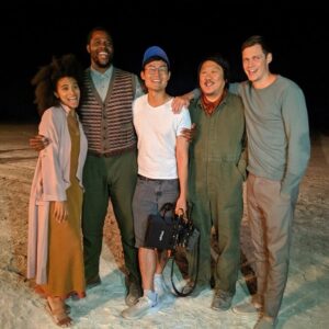 Zazie Beetz Instagram - “Nine Days” is out TODAY in New York and LA 📺 
If you want something existential, but life affirming, this one’s for you! Will be released nationwide in a week, okaayyyyyyyyyyyyyy??????? 3rd slide is video of a snake, just so you’re aware. A lot of rattle snakes in Utah! So exciting, they’re beautiful. Under no circumstances are you to tourniquet a snake bite or suck out the venom. Stay calm, don’t get your heart rate up. I’m no snake professional, but I looked that shit up online because we were hiking in the wild, wild mountains!
Go live your life! Be as wild as nature intended you to be.
Also, watch “Nine Days” ;)
🍑 

@sonyclassics 
@edson.oda 
@winstoncduke 
@davidrysdahl 
@wongrel 
@mrtonyhale 
@msariannaortiz 
@jasonmichaelberman 
@styledbyjferrod 
@ninedaysfilm