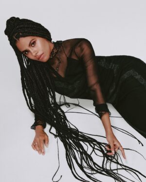 Zazie Beetz Instagram - 🪲My first US print cover🦇 Thank you @elleusa and @ninagarcia for inviting me to play dress up with you. The mood board was old Hollywood glam, and then we veered toward full witch because that is the natural order of things 🧙🏾‍♀️ The vibe is only available with my dreamy team...

@lacyredway with hair
@tyronmachhausen with makeup
@shibonleigh with styling
@adrienneraquel snapping photos

Issue is out now! Also, I’m sharing this month with chess prodigy @anyataylorjoy and the musical @oliviarodrigo 💚 So go take a sneaky little peek at their stories as well. May the vibe be with you. Ciao!!