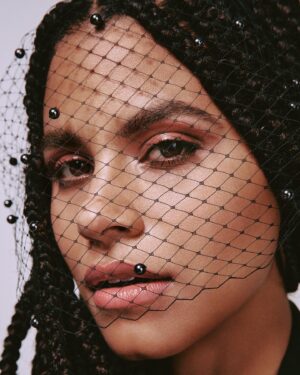 Zazie Beetz Instagram - 🪲My first US print cover🦇 Thank you @elleusa and @ninagarcia for inviting me to play dress up with you. The mood board was old Hollywood glam, and then we veered toward full witch because that is the natural order of things 🧙🏾‍♀️ The vibe is only available with my dreamy team...

@lacyredway with hair
@tyronmachhausen with makeup
@shibonleigh with styling
@adrienneraquel snapping photos

Issue is out now! Also, I’m sharing this month with chess prodigy @anyataylorjoy and the musical @oliviarodrigo 💚 So go take a sneaky little peek at their stories as well. May the vibe be with you. Ciao!!