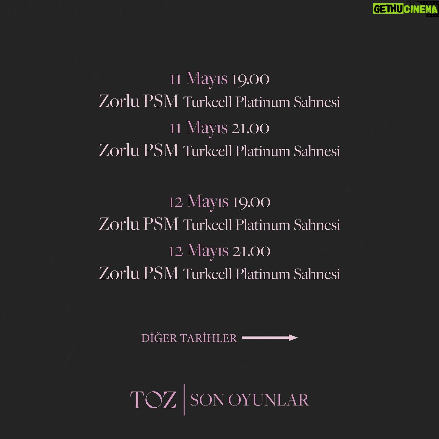 Zerrin Tekindor Instagram - ⚠️SON OYUNLAR⚠️ ▪️11 Mayıs 19.00 - Zorlu PSM Turkcell Platinum Sahnesi ▪️11 Mayıs 21.00 - Zorlu PSM Turkcell Platinum Sahnesi ▪️12 Mayıs 19.00 - Zorlu PSM Turkcell Platinum Sahnesi ▪️12 Mayıs 21.00 - Zorlu PSM Turkcell Platinum Sahnesi ▪️15 Mayıs 19.00 - Caddebostan Kültür Merkezi ▪️15 Mayıs 21.00 - Caddebostan Kültür Merkezi ▪️16 Mayıs 19.00 - Caddebostan Kültür Merkezi ▪️16 Mayıs 21.00 - Caddebostan Kültür Merkezi ▪️19 Mayıs 16.00 - Fişekhane (Tükendi) ▪️19 Mayıs 18.00 - Fişekhane (Tükendi) ▪️20 Mayıs 19.00 - Fişekhane (Tükendi) ▪️20 Mayıs 21.00 - Fişekhane (Tükendi) Biletler @passo, @tiyatrolar & @biletinial #muratmahmutyazıcıoğlu #hiratekindor #ayşebarım #idiletişim #duygubayram #şirindağtekinyenen #yakupçartık #gamzesaraçoğlu #banukaplancalı #berkcanokar #ayşegülbeyazdağ #zorluperformanssanatlarımerkezi #omniayapım #zorlupsmturkcellplatinumsahnesi #fişekhane #aysa #aysaorganizasyon #passocomtr #biletinial #tiyatro #theatre #tiyatrolar #mobilet #tiyatrolarcomtr #zerrintekindor #ckm #caddebostankültürmerkezi #zorlupsm #dasdas #istanbuldasdas