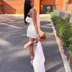 Zeta Morrison Instagram - Rock that all white when I’m feeling Godly @FashionNova • #FashionNovaPartner