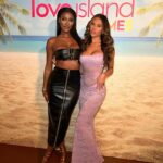 Zeta Morrison Instagram - How many islanders can you fit in an elevator? 😏 Love Island Games Premier Party 🎉 Our team good 💕 @loveislandusa @peacock #loveislandgames