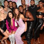 Zeta Morrison Instagram - How many islanders can you fit in an elevator? 😏 Love Island Games Premier Party 🎉 Our team good 💕 @loveislandusa @peacock #loveislandgames