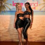 Zeta Morrison Instagram - How many islanders can you fit in an elevator? 😏 Love Island Games Premier Party 🎉 Our team good 💕 @loveislandusa @peacock #loveislandgames