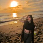 Zhavia Ward Instagram - Photo dump 🌌🌅🪩🩶 last pic my sis was FT me and showed me the sunset and there was a Z in the clouds ☁️💤