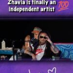 Zhavia Ward Instagram - Link in bio to watch full interview with @shirju 💜💜💜💜💜 thank you so much for having me 🙏🏼💭first guest to get tatted on the show !