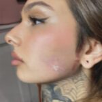 Zhavia Ward Instagram - Oh no I got another face tattoo 😱swipe >