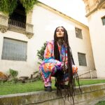Zhavia Ward Instagram – Suited ⬆️💗💛💚💜Photo by @archivalgrams  makeup @zo.glamz