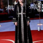 Zineb Obeid Instagram - look 2 @marrakechfilmfestival 🖤 Caftan @saharsalehcouture Bijoux @bijouterie.merveilleuse Mise en beauté @camillepetrouvi