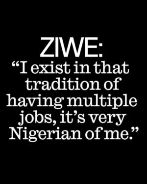Ziwe Fumudoh Instagram - @interviewmag 

Editor-in-Chief: @melzy917 
Editorial Director: @civilizationnyc 
Entertainment Director: @laurentabach 
Editor at Large: @christbollen 
Managing Editor: @thealexandraweiss
Executive Editor: @benbarna
Senior Editor: @taylorescarabelli 
Market Director: @_lucygaston 
Photography Production: @themorrisongroup
Photography Editor: @rainetrain

Interviewer: @jeremyoharris
Photographed: @upstairsaterics
Styled: @dzgaines
Hair: @jadisjolie
Makeup: @iamjamalscott
Nails: @nailnori
Photo Assistant: Andrew Espinal
Styling Assistant: Emmalynne Walpole
Post-production: @onehundredberlin
Location: @beelectricstudio
Special Thanks: @velocepicturecars