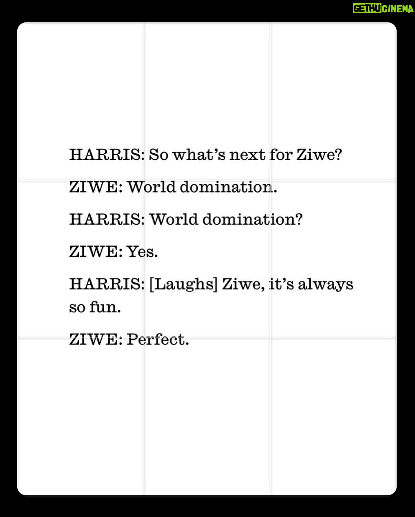 Ziwe Fumudoh - 42.4K Likes - @interviewmag
Editor-in-Chief: @melzy917
Editorial Director: @civilizationnyc
Entertainment Director: @laurentabach
Editor at Large: @christbollen
Managing Editor: @thealexandraweiss
Executive Editor: @benbarna
Senior Editor: @taylorescarabelli
Market Director: @_lucygaston
Photography Production: @themorrisongroup
Photography Editor: @rainetrain
Interviewer: @jeremyoharris
Photographed: @upstairsaterics
Styled: @dzgaines
Hair: @jadisjolie
Makeup: @iamjamalscott
Nails: @nailnori
Photo Assistant: Andrew Espinal
Styling Assistant: Emmalynne Walpole
Post-production: @onehundredberlin
Location: @beelectricstudio
Special Thanks: @velocepicturecars