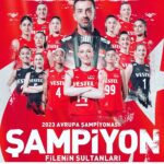 Zuhal Topal Instagram - Cumhuriyetimizin 100.Yılında Türk Kadınları Avrupa Şampiyonu 🇹🇷🇹🇷🇹🇷👏🏻👏🏻👏🏻Sizinle gurur duyuyorum🙏Muhteşemsiniz🔥👊 #fileninsultanları @tvforgtr #türkiye