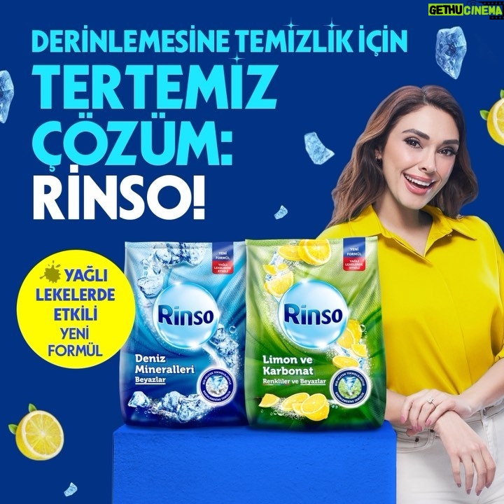 Zuhal Topal Instagram - Derinlemesine temizlik için benim tertemiz bir çözümüm var: İşte Yeni Rinso! Çok keyifli bir iş birliği geliyor, takipte kalın :) 🍋💙 #TertemizÇözümRinso @rinsoturkiye #işbirliği