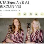 AJ Michalka Instagram - “UTA has signed California-based musicians and sisters Aly and AJ for worldwide representation in all areas.“