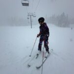 AJ Michalka Instagram - Two weeks ago, my dearest friend took me to the mountains to enjoy a true #ikon experience. Thank you @raymondbraun for the unforgettable memories. Shoutout to @aetherapparel for getting me ready for the slopes 🎿