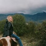 AJ Michalka Instagram - My happy place (trail rides) 📷 @joshpence