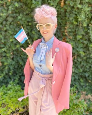 ALB in Wonderland Instagram - a very proud wife 💗#pride #lgbtq