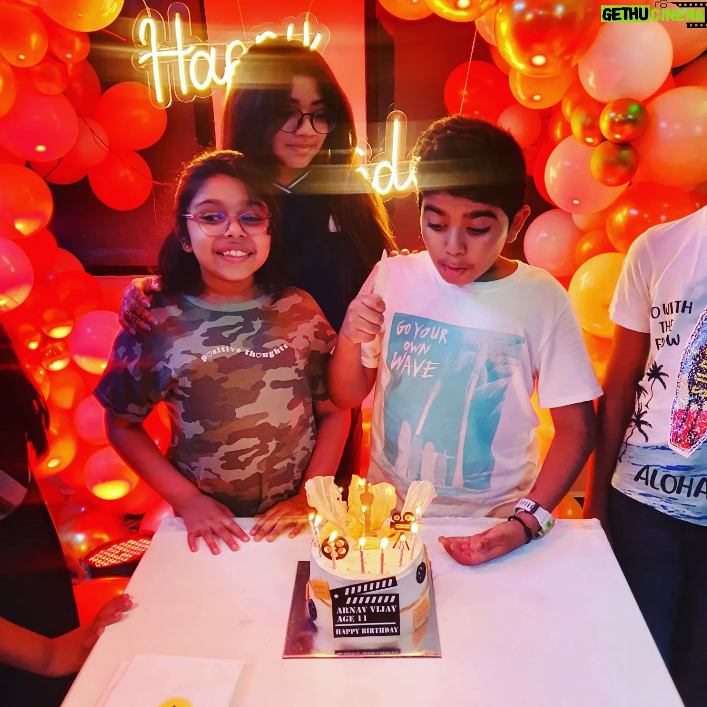 Aarthi Mohan - 7.8K Likes - Happy Birthday my son-shine♡
Early morning temple visit to family lunch and finishing it off with celebrating with friends♡♡♡you have it all!
So glad amma and appa could give you what you wanted ♡♡♡
Stay humble, stay healthy, stay blessed♡♡♡
To celebrating many many more birthdays just the way you want!
#birthdayboy #2022 #godbless #familytime #funwithfriends #mysonmyworld #ArnavVijay #avj #mybamblimaas #mymomo #purviarun #latergram