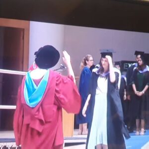 Aarthi Mohan Instagram - An absolute moment in pride🤩

Presenting to the world, DR. DHIKSHITHA GOKULAKRISHNAN!!!!!

@diya.diaries papa.. mama and me share equal joy and pride with amma @anits1103 and daddy @drgokulakrishnan, seeing you walk across that stage today!!!

Wouldn't have missed it for the world, if not for the embassy delay darling!

Our hearts and souls are with you there♡♡♡ 

May you soar high and keep reaching greater heights♡ much love from The Aruns♡♡♡

#gennext #ourkidsourpride #alwaysmakingusproud #onestepatatime #ourfamilysnextdoc #screaminginjoy #cantwaittoseeyou