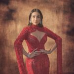 Aastha Sharma Instagram – Lady in Red β€οΈβ€οΈβ€οΈ
@malaikaaroraofficial for an event in
Outfit @chiselbymr
Earrings @maiiarabymn via @thewisedesign
Ring and Bracelet @renuoberoiluxuryjewellery via @amigos.rizwan
Styled @aasthasharma @wardrobist @gehnadholakia
Assisted by @shatakshipandeyy
Makeup @meghnabutanihairandmakeup
Shot by @homyarpatel