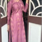 Abarnathi Instagram - 🔮✨ #capturingtheshootfunmemories Stylist 🎥 @makeover_by_rubysharma 🫶 #newreel #sundayfunday #anarkali #anarkalilovers #purple #smile #longhairstyles #shooting #shootfun #memories #hairstylist #new #post #trendingreels #trending #actress #movie #indianstyle #traditional #la