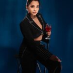 Abarnathi Instagram - S P A R K L I N G✨with B O S S Y energy🍷 Paparazzi @george_ferna_photography Designer @yamunaanddhruva Stylist @smitha_prakash19 Mua @sharanyas_makeupartistry Jewellery @fineshinejewels Retouch @gowsigun_hlb #OOTD #fashioninspo #dailylook #style #styleblogger #stylediaries #whatiwore #instagram #instadaily #instaoutfit #todayimwearing #styleinspiration #stylegram #irugapatru❤️ #abarnathi #blazer #black #blacklove #artistsoninstagram #actress #fashiontrends #trendingnow #photoshoot #photooftheday #photographers #saturdayvibes