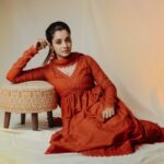 Abarnathi Instagram - Hey #insta 🧡 : : : Looking- @thememoryboat Lens Designer- @signature_by_bharathi Makeover- @vyshalisundaram_hairstylist Stylist- @diptidesai_official For #irugapatru movie #promotion 💞 #runningsuccessfullyincinemas 🫶 #sunday #todaypost #trendingpics #instagram #anarkali #abarnathi #cinema #passion #photoshoot #fashion