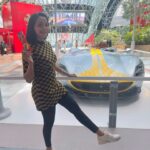 Abarnathi Instagram - Thẽ #thrill of the #chase ⛳️🏎🔍 #ferrari #ferrariworld #abudhabi #racer #artofspeed #summervibes #summerdays #uae #sistersquad #enjoylife #louisvuitton #uspoloshoes #abarnathi