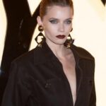 Abbey Lee Instagram – 🖤 @ysl FW24 🖤 @anthonyvaccarello 🖤