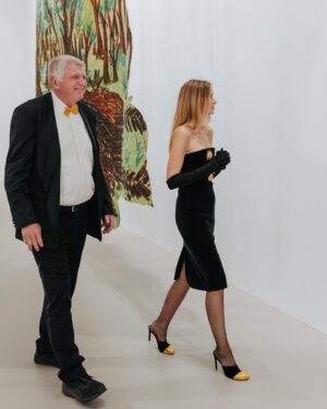 Abbey Lee Instagram - Date with Dad 🤗❤️@ngvmelbourne