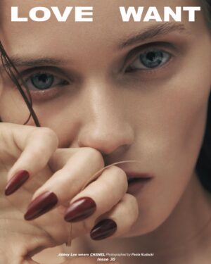 Abbey Lee Instagram - @LoveWant September issue wearing @chanel.beauty 
❤️
Photographed by @PaolaKudacki
Styled by @tracey_nicholson
Hair by @tomomiroppongi
Makeup by @ciaradoesmakeup
Manicure by @jennynails
Words by @_kathryncarter
Set design by @lyndonogbourne
Lighting assistant @hsburner
Location @alvastudios
Special thanks @bartcelestino @nextmodels @kirrillysams