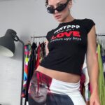 Abbie Chatfield Instagram – Bought this skirt during the week I was hyper fixating on @mychemicalromance so …yeah x