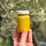 Abbie Cornish Instagram - Another day another tonic. This one darn near blew my head off! In a juicer I juiced lemon, ginger, garlic, orange, apple, and celery... and then added turmeric powder and oil of oregano to the juice. Stirred and bottled. A natural immune booster full of vitamins and minerals. This tonic is full of all the good stuff that helps you to stay healthy and strong, it’s also an anti-inflammatory and wards off sickness. I like to have a shot in the morning and another in the afternoon. 👊✨