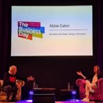 Abbie Eaton Instagram - Fabulous day at @bridspa The Business Day 2023 event. Really loved meeting you all and chatting about flying the flag for women in a male dominated sport 💪🏻 Fascinating to listen to @clarebalding (arguably one of the best broadcasters), Keith Harris (extremely successful investment banker), Rachel Fellows (CEO Betty’s & Taylors) and how they have worked their way to the top and the lessons learnt along the way. Thanks to Steve Parnaby, Karen Phillipson, Mark Lonsdale and his team for a fabulous event! Also to @gylesbrandreth for expertly hosting the day. #BridSpa #TheBusinessDay2023 #Networking #PublicSpeaking #Inspiration #B2B #Yorkshire