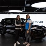 Abbie Eaton Instagram - 9/30. The first #FiskerOcean customer handover in the UK is completed, and who better to hand it over than @abbieeaton44 who played a key role in its development as our official test driver since 2021? #FiskerGB #CleanFutureForAll #EVs