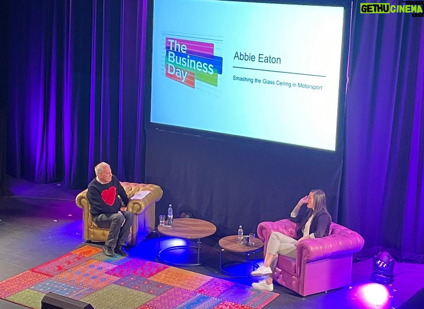 Abbie Eaton Instagram - Fabulous day at @bridspa The Business Day 2023 event. Really loved meeting you all and chatting about flying the flag for women in a male dominated sport 💪🏻 Fascinating to listen to @clarebalding (arguably one of the best broadcasters), Keith Harris (extremely successful investment banker), Rachel Fellows (CEO Betty’s & Taylors) and how they have worked their way to the top and the lessons learnt along the way. Thanks to Steve Parnaby, Karen Phillipson, Mark Lonsdale and his team for a fabulous event! Also to @gylesbrandreth for expertly hosting the day. #BridSpa #TheBusinessDay2023 #Networking #PublicSpeaking #Inspiration #B2B #Yorkshire