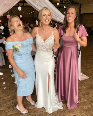 Abbie Eaton Instagram - Congrats to my beautiful little cousin, Lizzie, and her, now, Husband Josh for their stunning wedding day 🥰

It was an honour to be a bridesmaid, and so so lovely to catch up with family from far and wide ❤️

Have a fab honeymoon in the Maldives ☀️ and we’ll see you both soon! 

Love you lots! 

xxx