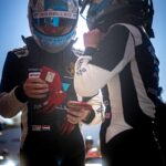 Abbie Eaton Instagram - We’ve arrived at the final day of our week long stint of racing here at Vallelunga. Yesterday’s race was jam packed with action from the 44 car grid, and we expect today to be much the same! Join us at 14:50 CET 🇮🇹 (13:50 GMT 🇬🇧) to see Rebelleo take to the circuit for the final time this year. @daan_arrow with start the race and @abbieeaton44 to take the car to the finish line 🏁 📹: @mcharmedia #rebelleo #motorsport #lamborghini #supertrofeo #vallelunga #vallelungacircuit