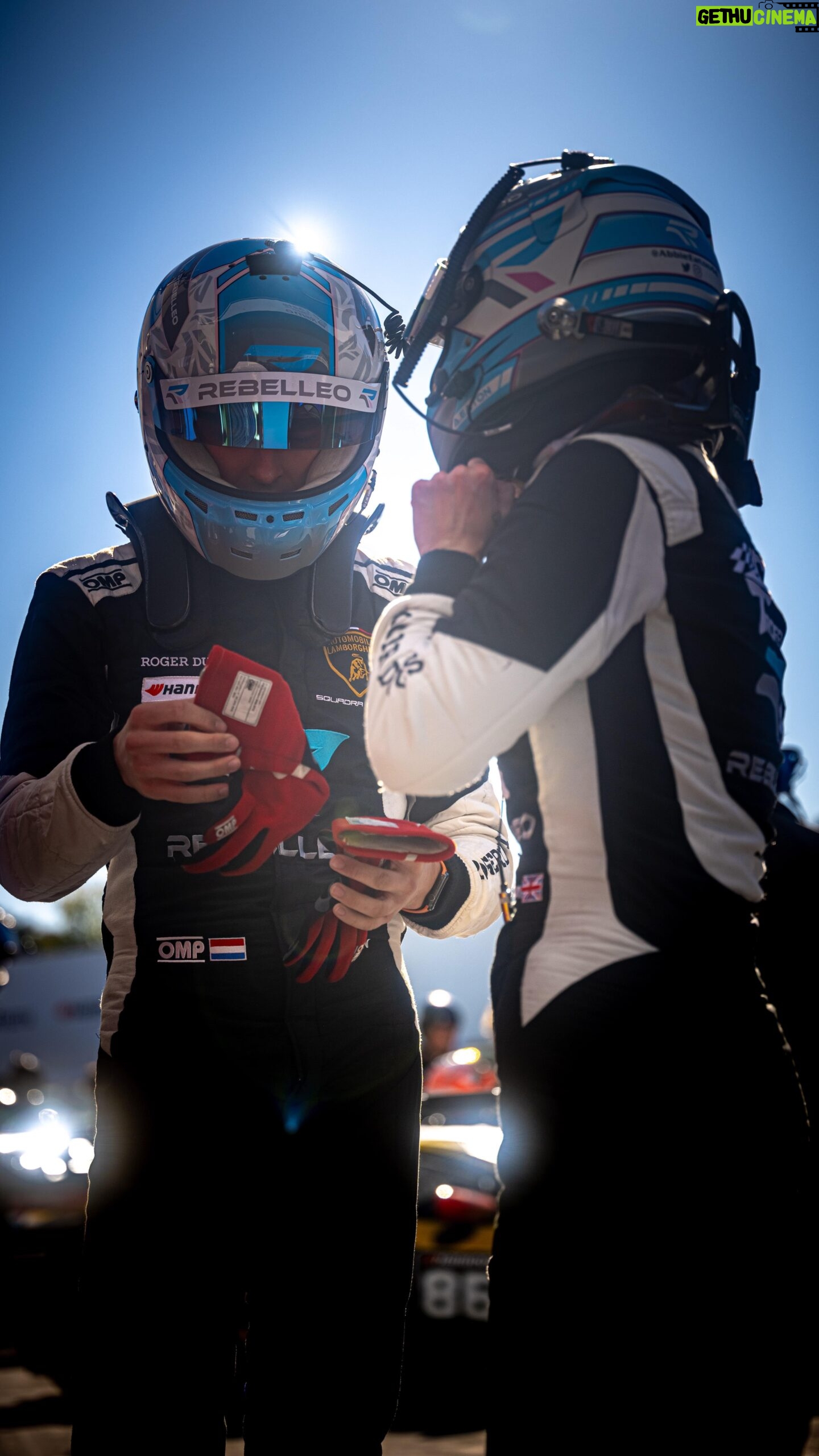 Abbie Eaton Instagram - We’ve arrived at the final day of our week long stint of racing here at Vallelunga. Yesterday’s race was jam packed with action from the 44 car grid, and we expect today to be much the same! Join us at 14:50 CET 🇮🇹 (13:50 GMT 🇬🇧) to see Rebelleo take to the circuit for the final time this year. @daan_arrow with start the race and @abbieeaton44 to take the car to the finish line 🏁 📹: @mcharmedia #rebelleo #motorsport #lamborghini #supertrofeo #vallelunga #vallelungacircuit