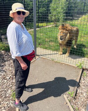 Abbie Eaton Instagram - Took mum to pick up some big cat poo the other month for her 70th birthday 🎂 🐅 💩 

Brilliant day at @thebigcatsanctuaryuk learning about the cats, making their beds, enriching their enclosures and feeding them! 

Really great facility that looks after cats that have problems, are nearing the end of their lives so need a comfy place or medical help. They couldn’t be released into the wild so this place is a haven for them. No hundreds of public walking around each day, it’s by appointment only and for educational purposes. Great place! 

#TheBigCatSanctuary
