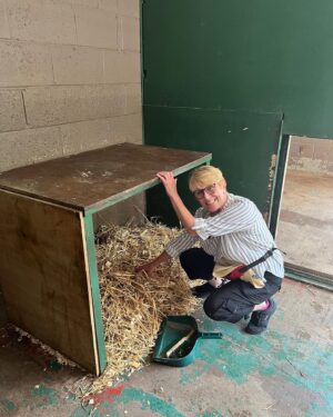 Abbie Eaton Instagram - Took mum to pick up some big cat poo the other month for her 70th birthday 🎂 🐅 💩 

Brilliant day at @thebigcatsanctuaryuk learning about the cats, making their beds, enriching their enclosures and feeding them! 

Really great facility that looks after cats that have problems, are nearing the end of their lives so need a comfy place or medical help. They couldn’t be released into the wild so this place is a haven for them. No hundreds of public walking around each day, it’s by appointment only and for educational purposes. Great place! 

#TheBigCatSanctuary