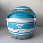 Abbie Eaton Instagram - Rebelleo Helmet 🔥 Really happy with how this one came out! Similar to my previous couple of helmets in design but this year I’ve swapped the ⭐️ for the Rebelleo R and utilised the Rebelleo colours. I love it! What do you think? 😍 Helmet: Arai GP7 SRC Painter: @rennatdesign Design: @mdm_designs #Helmet #Arai #Rebelleo #Paintjob